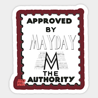 B&W Series - Mayday Sticker